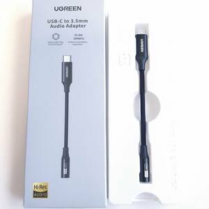 「一円スタート」UGREEN USB C to イヤホンジャック 3.5mm オーディオアダプター CM720「1円」AKI01_1949