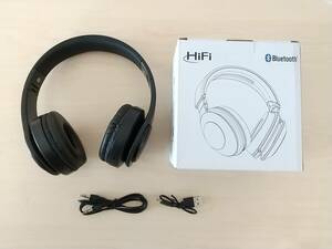 【一円スタート】Bluetooth5.3搭載 HIFI高音質 ヘッドホン ワイヤレスヘッドホン Bluetoothヘッドホン 有線 無線 1円 HOS01_0715