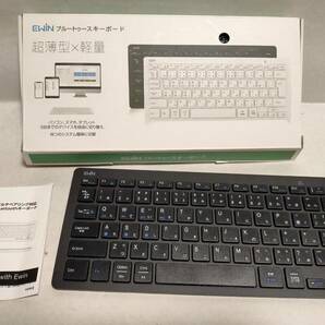 【一円スタート】Ewin キーボード ワイヤレス bluetooth 小型 キーボード JIS基準 日本語配列 1円 HAM01_2004の画像1