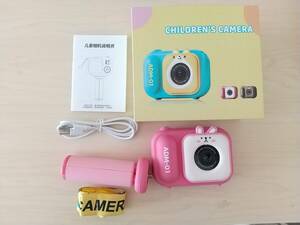 [ one jpy start ] for children digital camera 1080P Kids digital camera Mini video camera for children 48MP 2.4 -inch 1 jpy HOS01_0746