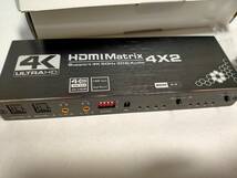 【一円スタート】Ps5用 HDMIスプリッター HDMI,4K互換スイッチ,2出力,3.5x2 hdmi 1円 HAM01_2109_画像2