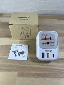 【一円スタート】TESSAN TS-161-EU-C 変換プラグ Cタイプ 海外旅行用 変換器 変換アダプター コンセント変換「1円」URA01_2437