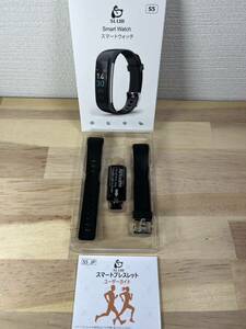 【一円スタート】SLuB スマートウォッチ IP68防水 防塵 心拍計 歩数計 消費カロリー 睡眠検測 運動記録 カラースクリーン「1円」URA01_2597