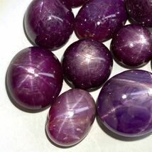 ●スタールビー10点おまとめ200ct●a ルース 裸石 宝石 star sapphire ruby jewelry ジュエリー スタールビー ②_画像1