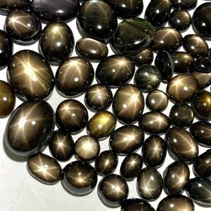  large amount!!* natural black Star sapphire . summarize 200ct*a loose unset jewel star sapphire jewelryko Random gem jewelry 