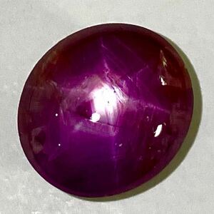 12.9ctUP!!●天然スターサファイア12.905ct●m 約13.3×12.1mm ルース 裸石 star sapphire 宝石 ジュエリー DE0/DE0