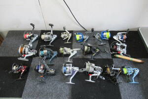 棚９.B1268 リール　DAIWA、TRY SPIN 、AZRNOS XT、STAR-X、SHIMANO、RYOBI、 まとめ17点セット