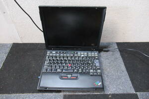 棚14.B1286 IBM Thinkpad X31 ＨＤＤ，バッテリーパック　レス　ノートPC　