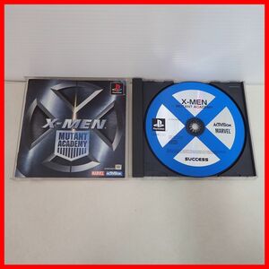 ◇動作保証品 PS プレステ X-MEN MUTANT ACADEMY エックスメン ミュータント アカデミー SUCCESS サクセス 箱説付【PP