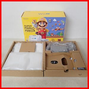 ☆動作品 WiiU スーパーマリオメーカーセット 本体 箱付 任天堂 NINTENDO 32GB シロ【20