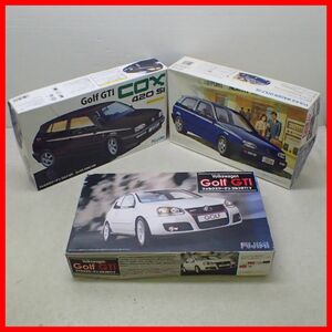 ☆未組立 フジミ 1/24 フォルクスワーゲンゴルフ GL ITEM 18310/GTI COX 420 Si 126180/GTI 5 123158 3台セット FUJIMI【20