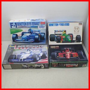 ☆未組立 ハセガワ/レベル等 1/20 1/24 ベネトン・フォード B190/F-1 ベネトンB195 RENAULT/FERRARI F642/BMW-Willims FW23 4台セット【20