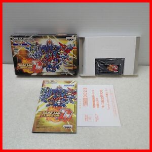 ◇動作保証品 GBA ゲームボーイアドバンス スーパーロボット大戦 D BANPRESTO バンプレスト 箱説ハガキ付【PP