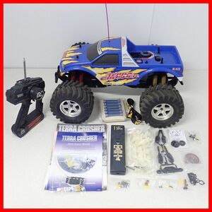 ☆組立・走行済 タミヤ 1/8 テラクラッシャー TERRA CRUSHER + KO PROPO EX-5 MASTER S RACING プロポ まとめてセット TAMIYA 電動RC【60