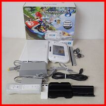 動作品 WiiU 32GB 本体 シロ 箱付 マリオカート8セット 任天堂 Nintendo【20_画像1