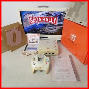 ☆DC ドリームキャスト 本体 HKT-3000 箱説付+セガラリー2 ドリキャス Dreamcast SEGA セガ 難あり品【20