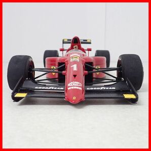 ☆完成品 タミヤ 1/12 フェラーリ 641/2(F190) ITEM 12027 #1 プロスト (リアウイング破損)/#2 マンセル 計2台セット TAMIYA FERRARI 【40の画像6