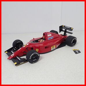 ☆完成品 タミヤ 1/12 フェラーリ 641/2(F190) ITEM 12027 #1 プロスト (リアウイング破損)/#2 マンセル 計2台セット TAMIYA FERRARI 【40の画像3