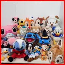 ☆Disney ぬいぐるみ ダッフィー/シェリーメイ/ジェラトーニ/スティッチ/チップ＆デール 等 まとめて24点セット ディズニー【DC_画像1