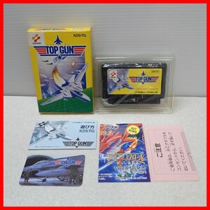 ◇動作保証品 FC ファミコン TOP GUN トップガン KONAMI コナミ 箱説付【PP