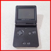 GBASP ゲームボーイアドバンスSP 本体 AGS-001 オニキスブラック 箱説付 Nintendo 任天堂 ジャンク【10_画像5