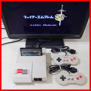 動作品 FC ニューファミコン HVC-101 本体 + ソフト ファイアーエムブレム 外伝 まとめてセット 任天堂 Nintendo【10