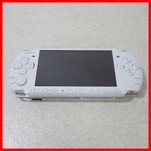 動作品 PSP プレイステーションポータブル PSP-3000 パールホワイト 本体 SONY ソニー 箱説付【10_画像2