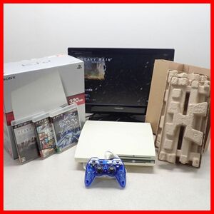 動作品 PS3 プレステ3 本体 CECH-2500B 320GB + HEAVY RAIN 心の軋むとき 等 ソフト3本 まとめてセット PlayStation3 SONY ソニー 箱付【20