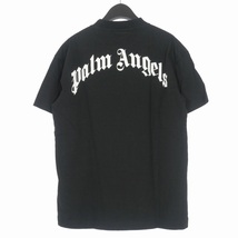 パームエンジェルス PALM ANGELS プリントTシャツ バックロゴ カットソー 半袖 S ブラック 黒 PMAA001C99 JER001 メンズ_画像2