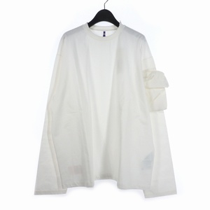 Неиспользуемый предмет OAMC 23SS COVE LS LS LONGELEVERING POCKER SOU RON T M White White 23e280aj07 Мужчина