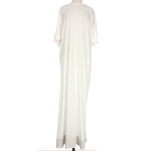 チノ CINOH ワンピース ドレス Tシャツ カットソー 半袖 38 ホワイト 白 21SCU010 レディース