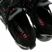 未使用品 フォーティーフォーレーベルグループ44 LABEL GROUP SYMBIONT スニーカー 靴 41 ブラック/レッド 黒 赤 69501 国内正規 メンズ_画像6
