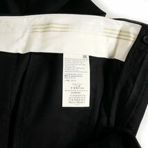 メゾンマルジェラ 4 Maison Margiela 4 ダブルヘム パンツ スラックス 42 黒 ブラック S51KA0336 S44729 国内正規 レディース_画像8