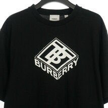 バーバリー BURBERRY 69F ロゴグラフィックＴシャツ 半袖カットソー M 黒 ブラック 8021831 国内正規 メンズ_画像3