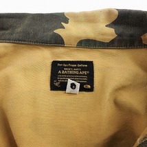 アベイシングエイプ A BATHING APE カモ柄 シャツ ジャケット 長袖 L マルチカラー 1930-131-005 メンズ_画像7