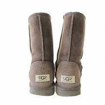 アグ オーストラリア UGG australia 5825 CLASSIC SHORT クラシックショート ムートンブーツ ブラウン 茶 7 24cm 0325 レディース_画像4