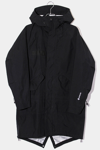 nonnative ノンネイティブ SIZE:0 TROOPER HOODED COAT POLY TAFFFETA WITH GORE-TEX 3L トルーパーフーデッドコート BLACK ブラック NN-J3