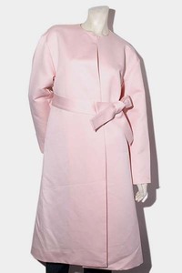 YOKO CHAN Yohko tea n bell tedo no color coat 38 PINK pink YCC-521-150 /** lady's 