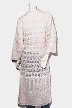 2021SS Mame Kurogouchi マメクロゴウチ Floral Watermark Wrap-Front Knitted Dress フラワー ラップ ニット ドレス カーディガン 2 MM21S_画像4