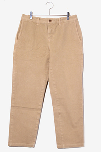 JOHNBULL ジョンブル ダブル ストレッチ トラウザーパンツ ジップフライ テーパードパンツ M KHAKI カーキ 21489 /◆ メンズ