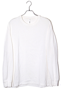 ATTACHMENT アタッチメント ULTIMATE SILKY JERSEY OVERSIZED L/S T-SHIRT シルキー天竺 オーバーサイズ 長袖Tシャツ 1 ホワイト AJ21-022