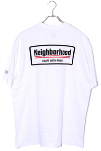 23SS NEIGHBORHOOD ネイバーフッド SIZE:L NH 231 SPOT.TEE SS-4 プリント 半袖Tシャツ WHITE ホワイト 231PCNH-ST06S /● メンズ