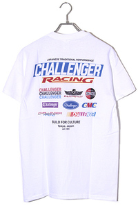 XL 未使用品 2023AW CHALLENGER チャレンジャー CMC RACING LOGO TEE ロゴ 半袖Tシャツ WHITE ホワイト CLG-TS023-053 /■In2 メンズ