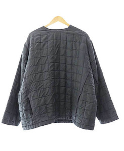 グラフペーパー Graphpaper Jacquard Quilt Crew Neck Pull Over ジャガード キルト クルーネック プルオーバー トップス トレーナー GM203