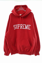 シュプリーム SUPREME 23AW Varsity Hooded Sweatshirt プルオーバー パーカー L レッド 【ブランド古着ベクトル】240319☆AA★ メンズ_画像1