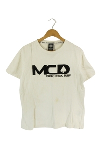 M C D M・C・D Tシャツ クルーネック 半袖 白 L QQQ メンズ