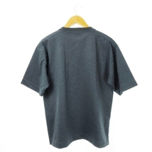 アーバンリサーチ ドアーズ URBAN RESEARCH DOORS Tシャツ カットソー クルーネック 半袖 オーバーサイズ ゆったり ストレッチ 杢 L グレー_画像2