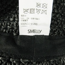 スメリー SMELLY 帽子 ハット チューリップ ペーパー 軽量 黒 ブラック /AO2 ☆ レディース_画像6