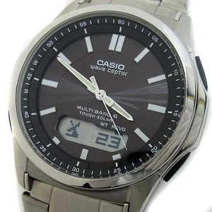 カシオ CASIO ウェーブセプター WAVE CEPTOR ソーラー コンビネーション 電波 腕時計 黒 ブラック WVA-M630D-1AJF 美品