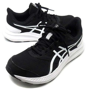 アシックス asics ジョルト JOLT 4 EXTRA WIDE スニーカー ランニングシューズ 26.5cm 黒 白 ブラック ホワイト 101B602 メンズ